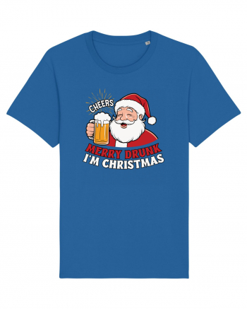 cu bere de Crăciun - Merry Drunk - I Am Christmas Royal Blue