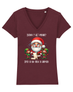 pentru cadou Secret Santa - Alt iPhone ? Tricou mânecă scurtă guler V Damă Evoker