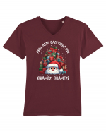 pentru cadou Secret Santa - Anul ăsta cadourile vin grămezi, grămezi Tricou mânecă scurtă guler V Bărbat Presenter