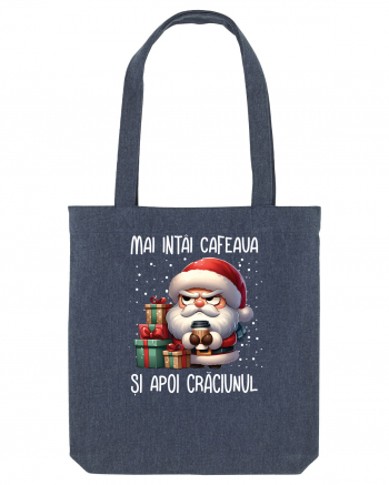 pentru cadou Secret Santa - Mai întâi cafeaua și apoi Crăciunul Midnight Blue