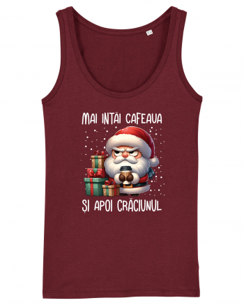 pentru cadou Secret Santa - Mai întâi cafeaua și apoi Crăciunul Burgundy