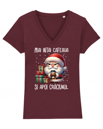 pentru cadou Secret Santa - Mai întâi cafeaua și apoi Crăciunul Burgundy