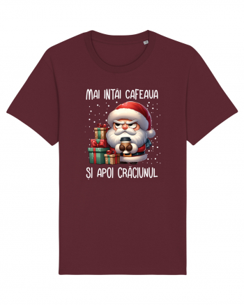 pentru cadou Secret Santa - Mai întâi cafeaua și apoi Crăciunul Burgundy