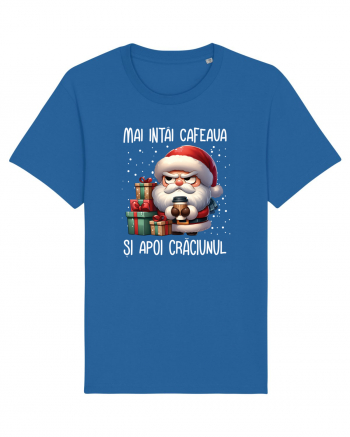 pentru cadou Secret Santa - Mai întâi cafeaua și apoi Crăciunul Royal Blue