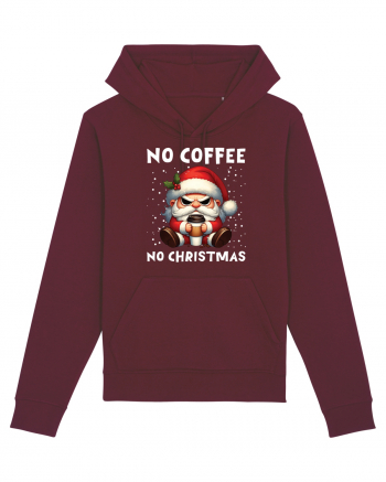 pentru cadou Secret Santa - No coffee no Christmas Burgundy