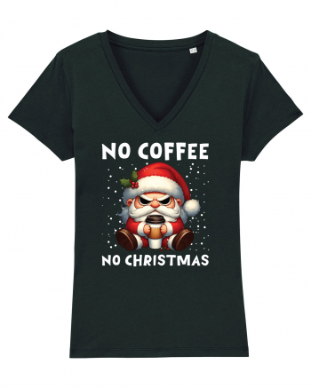 pentru cadou Secret Santa - No coffee no Christmas Black