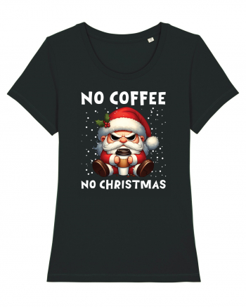 pentru cadou Secret Santa - No coffee no Christmas Black