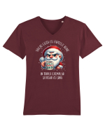 pentru cadou Secret Santa - Vreau lista cu faptele bune Tricou mânecă scurtă guler V Bărbat Presenter