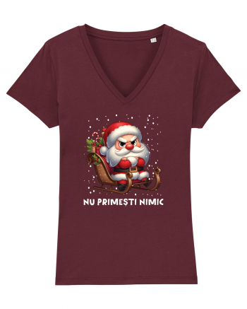 pentru cadou Secret Santa - Nu primești nimic Burgundy