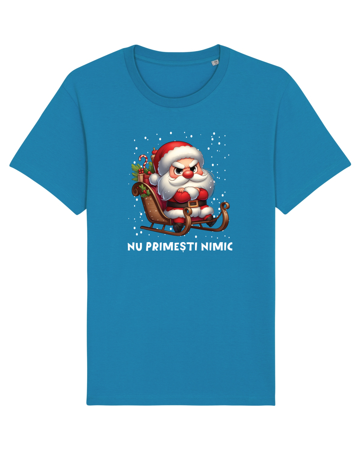 Tricou mânecă scurtă Unisex Rocker Azur