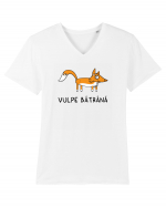 Vulpe bătrână Tricou mânecă scurtă guler V Bărbat Presenter