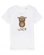 Who? Tricou mânecă scurtă  Copii Mini Creator