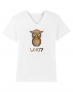 Who? Tricou mânecă scurtă guler V Bărbat Presenter