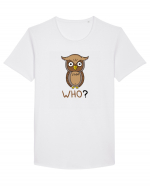 Who? Tricou mânecă scurtă guler larg Bărbat Skater