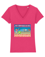 de calatorie Tricou mânecă scurtă guler V Damă Evoker
