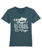Oh Ship Tricou mânecă scurtă guler V Bărbat Presenter