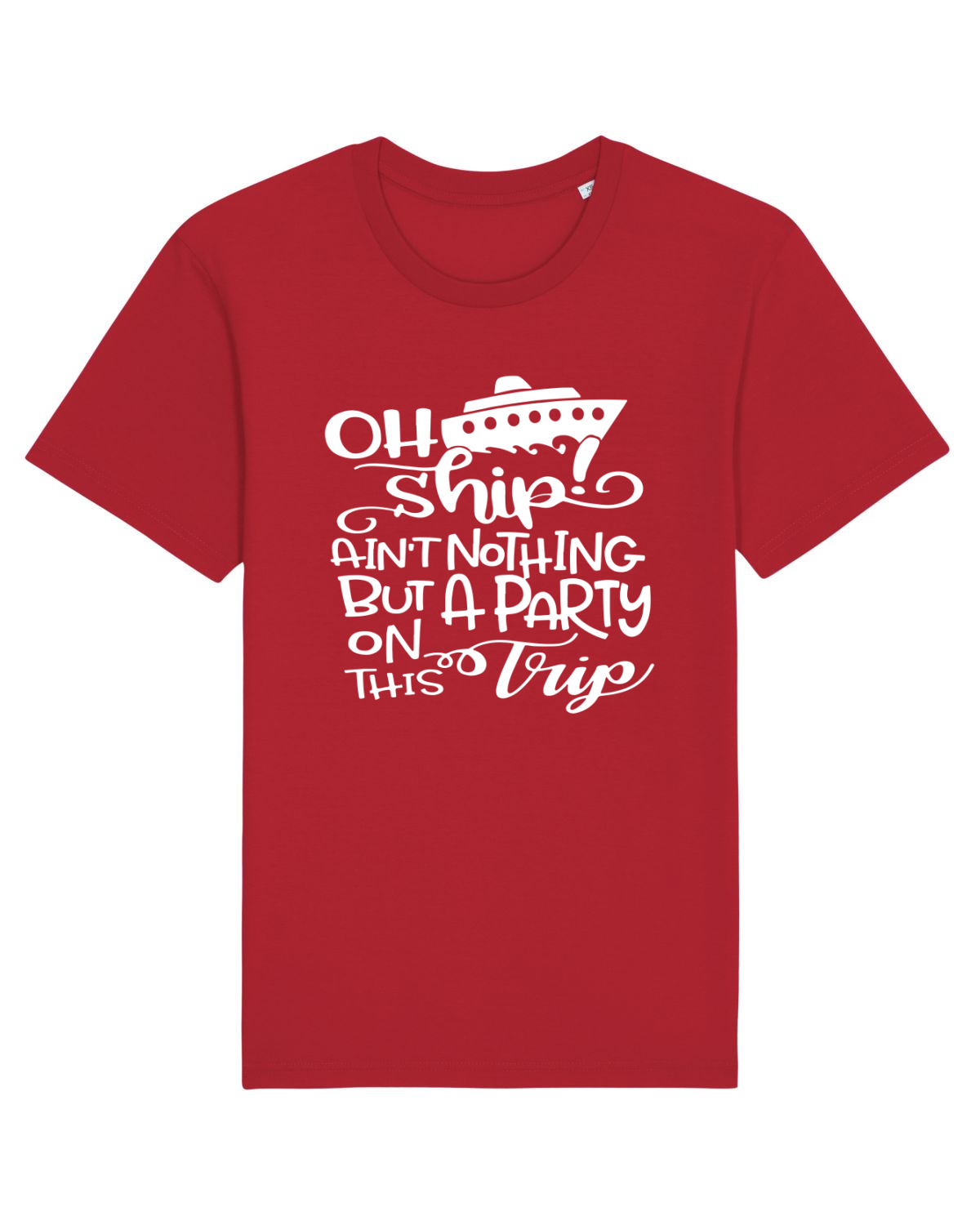 Tricou mânecă scurtă Unisex Rocker Red