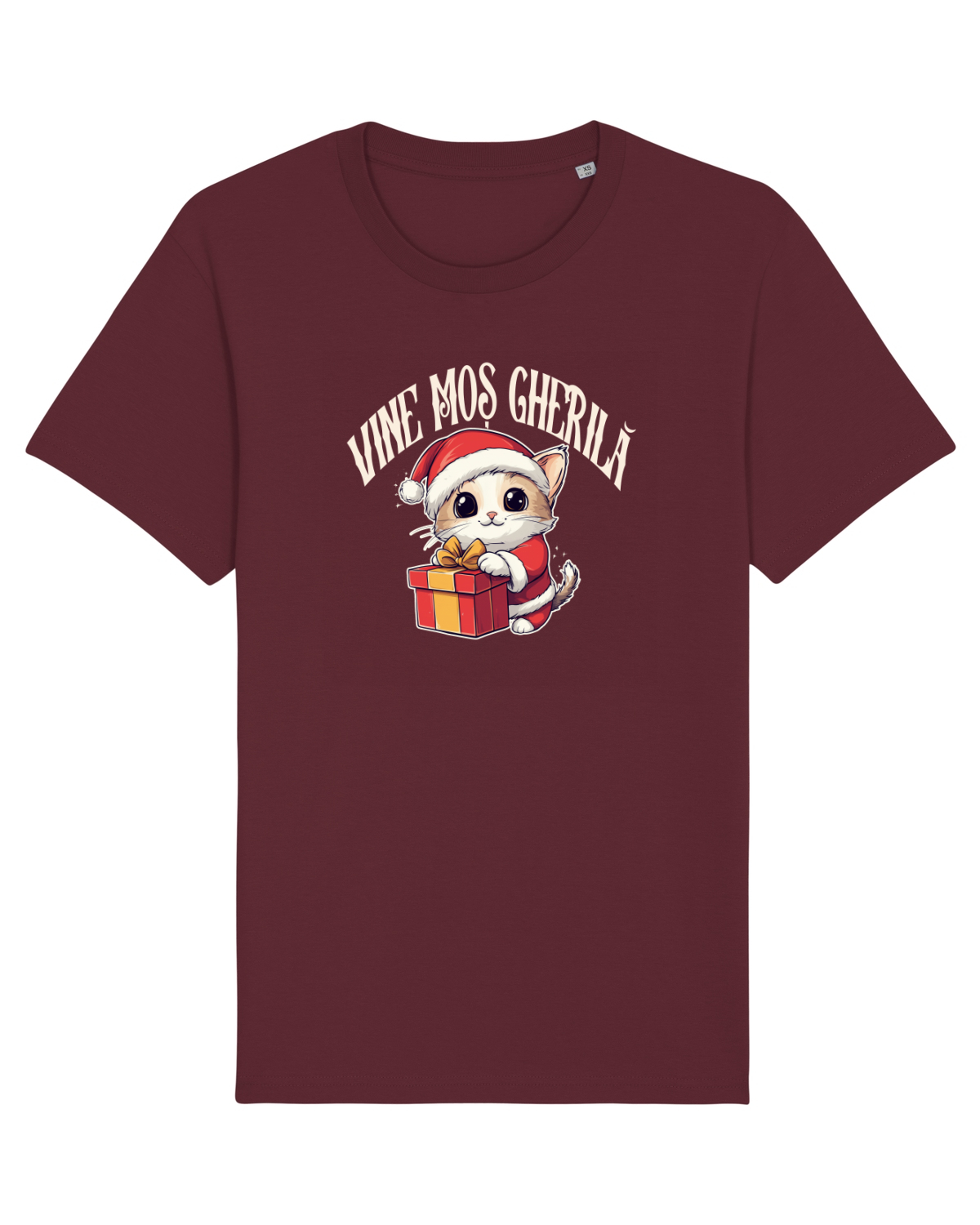 Tricou mânecă scurtă Unisex Rocker Burgundy