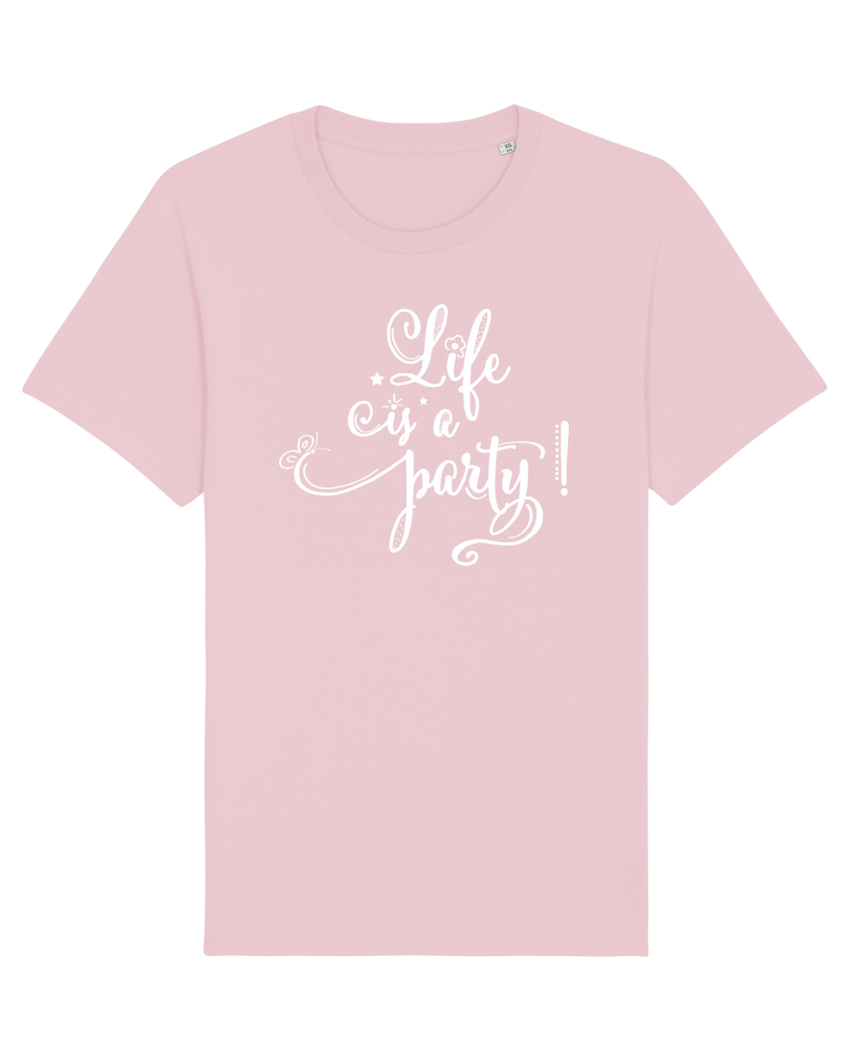 Tricou mânecă scurtă Unisex Rocker Cotton Pink