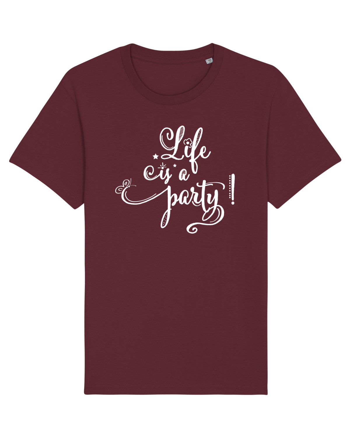 Tricou mânecă scurtă Unisex Rocker Burgundy