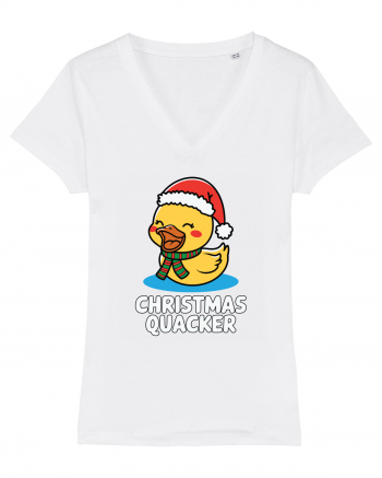 Christmas Quacker White