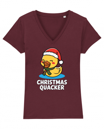 Christmas Quacker Burgundy