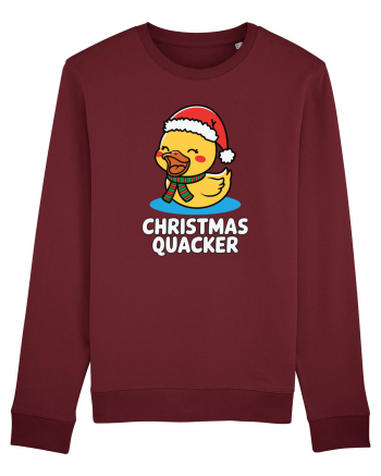 Christmas Quacker Burgundy