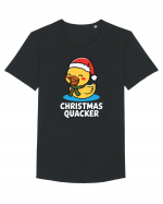 Christmas Quacker Tricou mânecă scurtă guler larg Bărbat Skater