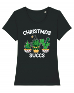 Christmas Succs Tricou mânecă scurtă guler larg fitted Damă Expresser