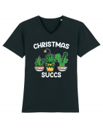 Christmas Succs Tricou mânecă scurtă guler V Bărbat Presenter