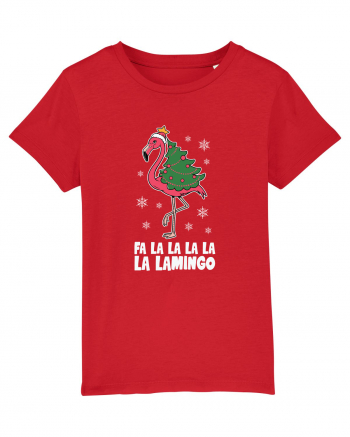 Fa La La La La Lamingo Red