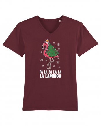 Fa La La La La Lamingo Burgundy
