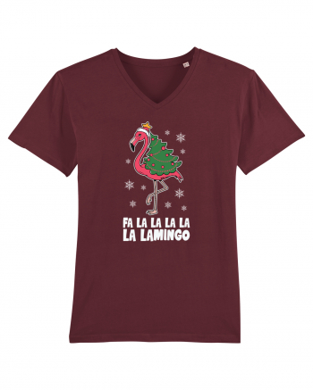 Fa La La La La Lamingo Burgundy