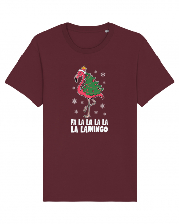 Fa La La La La Lamingo Burgundy