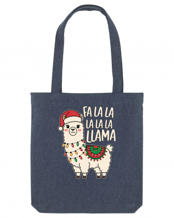 Fa La La La LaLa Llama Midnight Blue