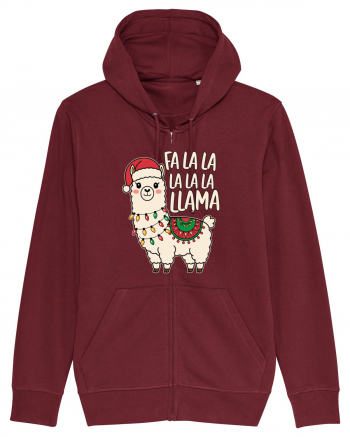 Fa La La La LaLa Llama Burgundy