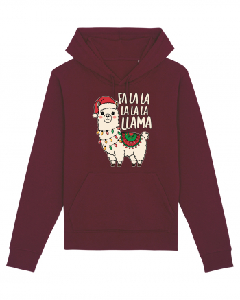 Fa La La La LaLa Llama Burgundy