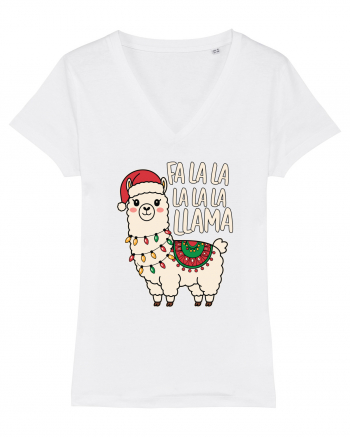 Fa La La La LaLa Llama White