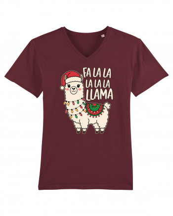 Fa La La La LaLa Llama Burgundy