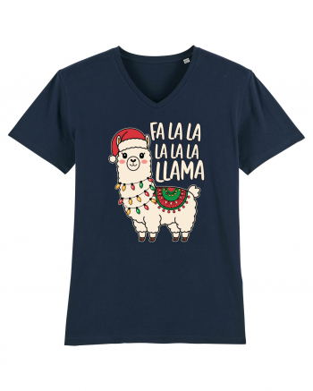 Fa La La La LaLa Llama French Navy