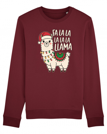 Fa La La La LaLa Llama Burgundy