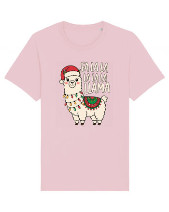 Fa La La La LaLa Llama Cotton Pink