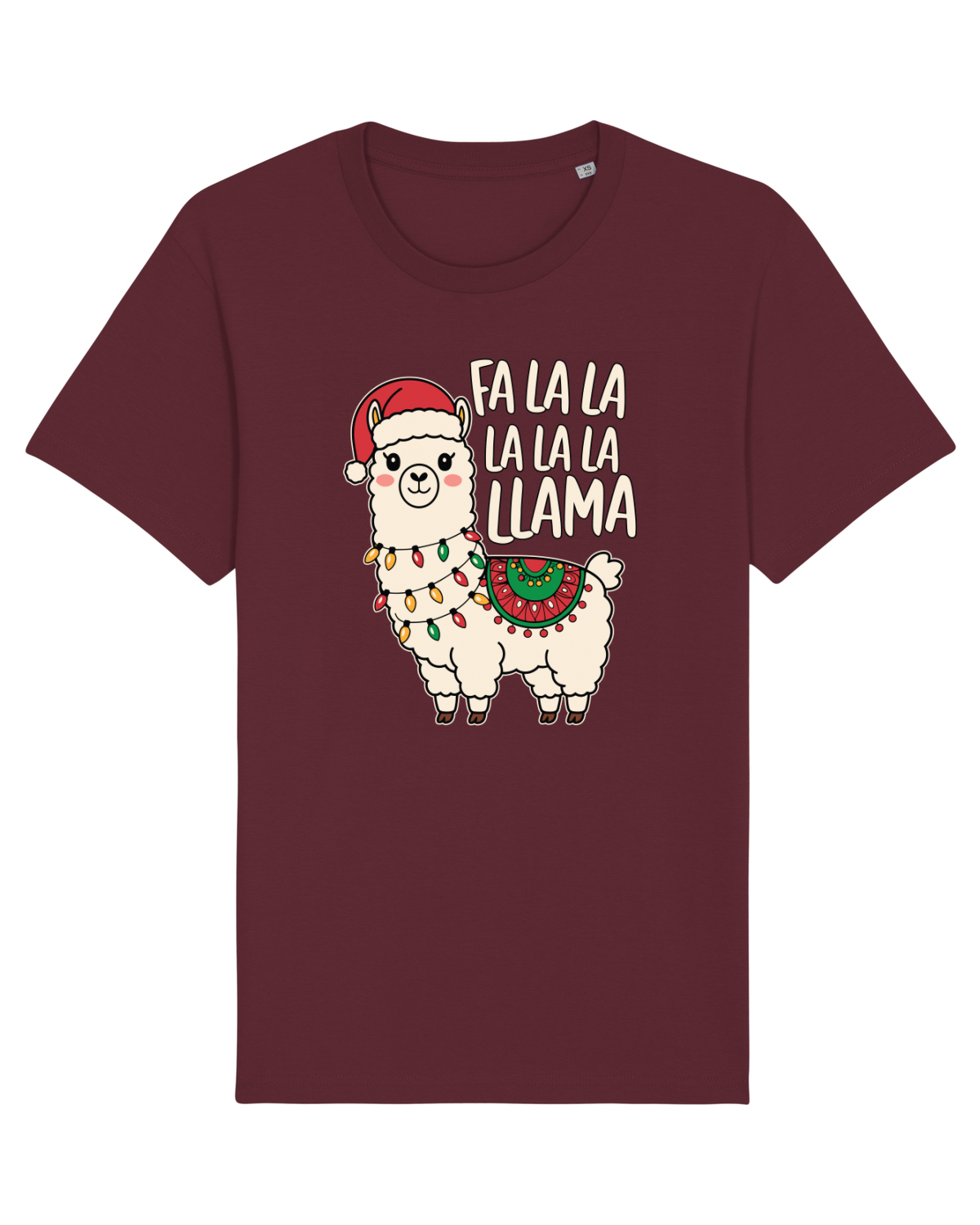 Tricou mânecă scurtă Unisex Rocker Burgundy