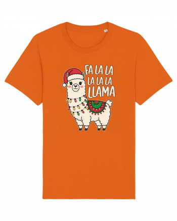 Fa La La La LaLa Llama Bright Orange