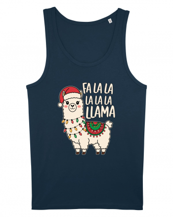 Fa La La La LaLa Llama Navy