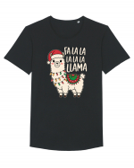 Fa La La La LaLa Llama Tricou mânecă scurtă guler larg Bărbat Skater