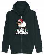 Fleece Navidad Hanorac cu fermoar Unisex Connector