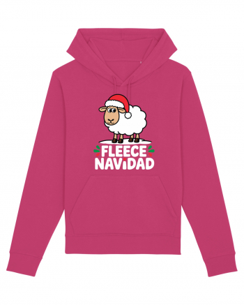 Fleece Navidad Raspberry