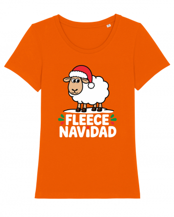 Fleece Navidad Bright Orange