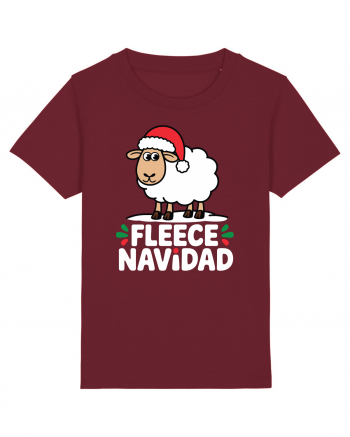 Fleece Navidad Burgundy